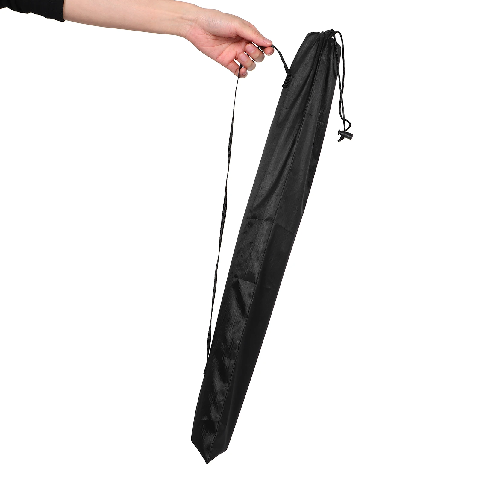 

Nylon Hiking Pole Carry Bag Black Lightweight Foldable Large Capacity Outdoor Trekking Stick Organizer Storage Case