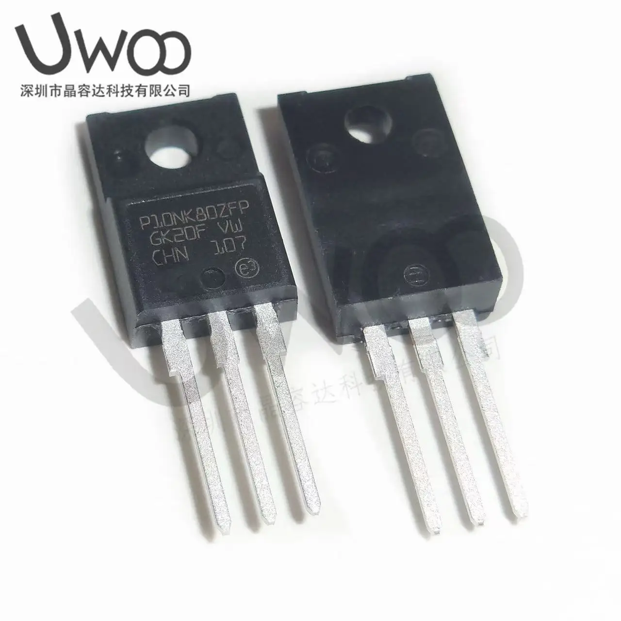 10PCS/Lot P10NK80ZFP STP10NK80ZFP  TO-220F MOSFE 9A 800V