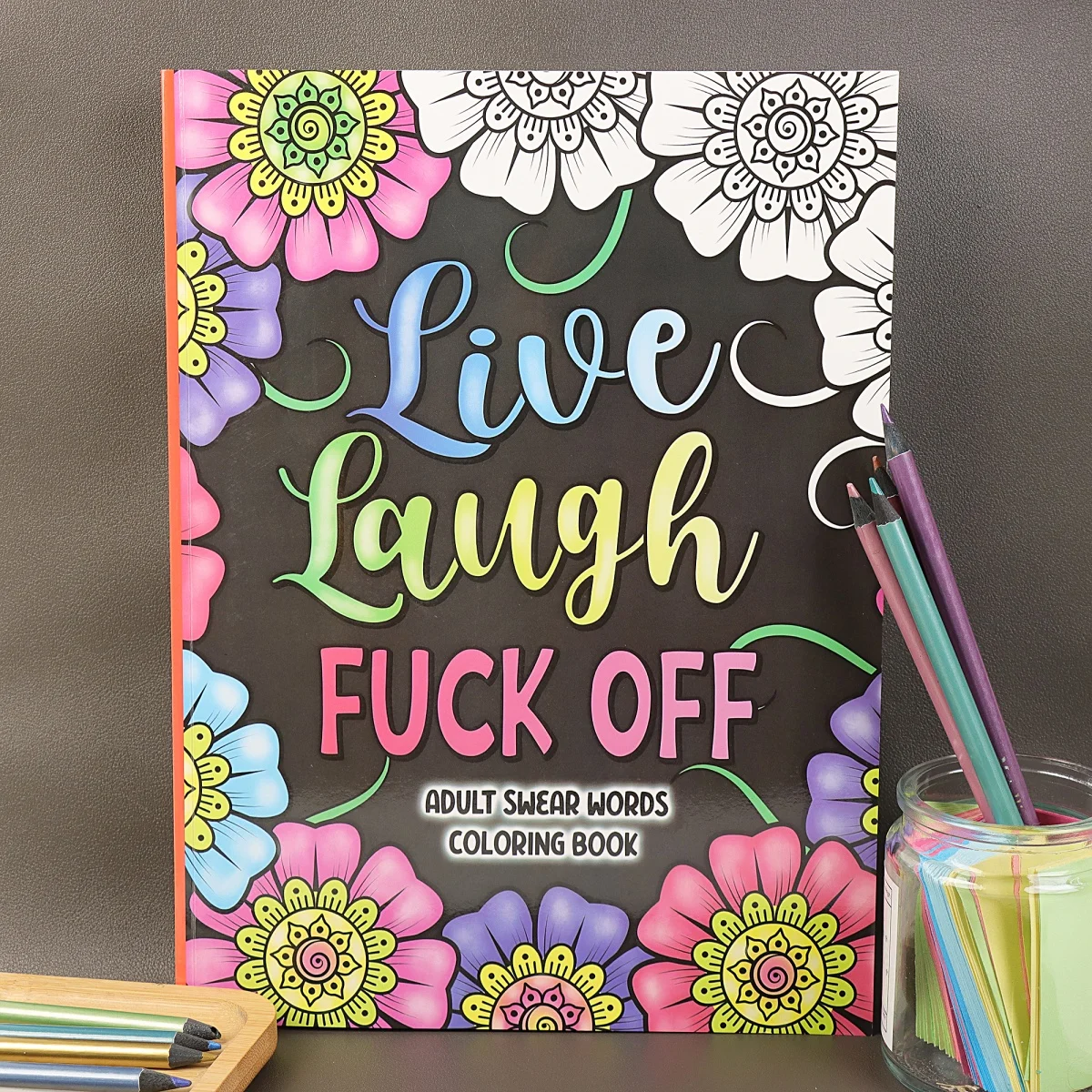 Libro para Colorear con Palabras Profesionales para Adultos: Libro para Colorear con Palabras Profesionales para Adultos | Libro para colorear con frases divertidas para aliviar el estrés y relajarse