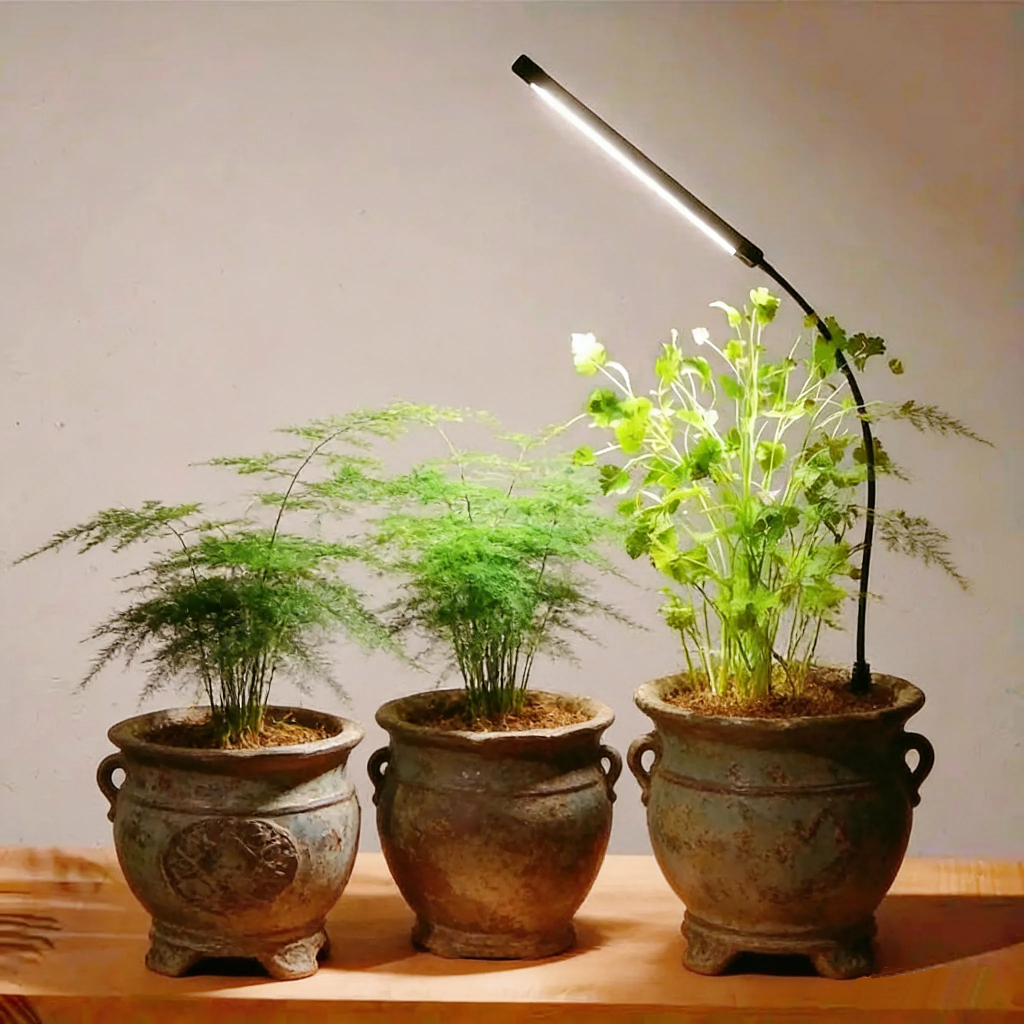 

Светодиодная лампа для растений полного спектра, USB 5В, компактная, с функцией диммирования и таймера