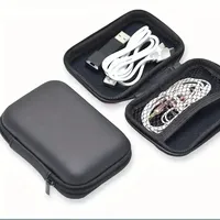 Multi-functional Zipper Pouch for USB Cable & U Disk - Protective Storage Organizer, Mini Hard Drive, Foldable Travel Bag