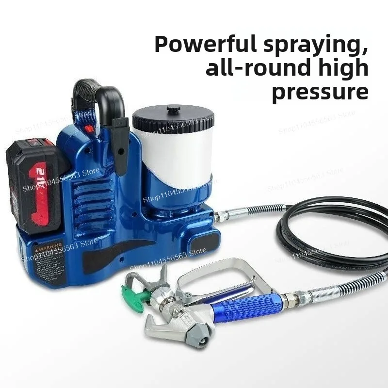 Lithium-Powered Backpack Paint Sprayer - Airless Design for DIY Home Use