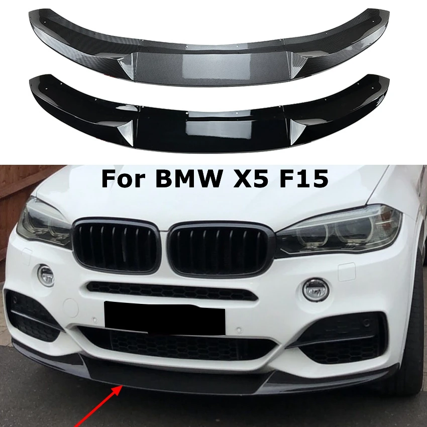 

Для BMW X5 F15 M 2014 2015 2016 2017 2018 Sport MP защита для переднего бампера, подбородка, губ, спойлер, каначки, диффузор, сплиттер для тела