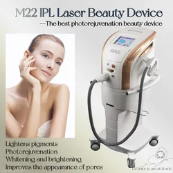 Protable M22 Laser Ipl Machine Skin Rejuvenation Professional Diode Ice Titanium Laser Body Hair Removal Machine 2024