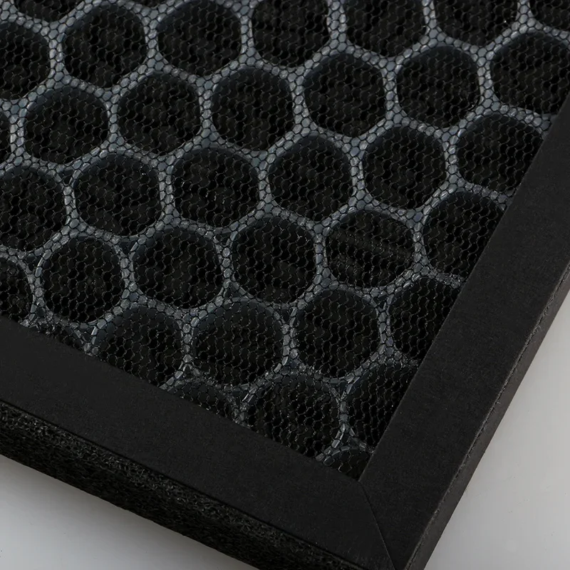 Cusotm ตัวกรองคาร์บอนแบบแอคทีฟ139*175*48มม. ตัวกรองเครื่องกรองอากาศทำความสะอาดบ้าน