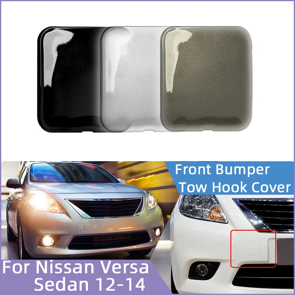 

Front Bumper Tow Hook Eye Cover Cap For Nissan Versa Sedan 2012 2013 2014 622A0-3BA0H 622A03BA0H Towing Hauling Trailer Lid Trim