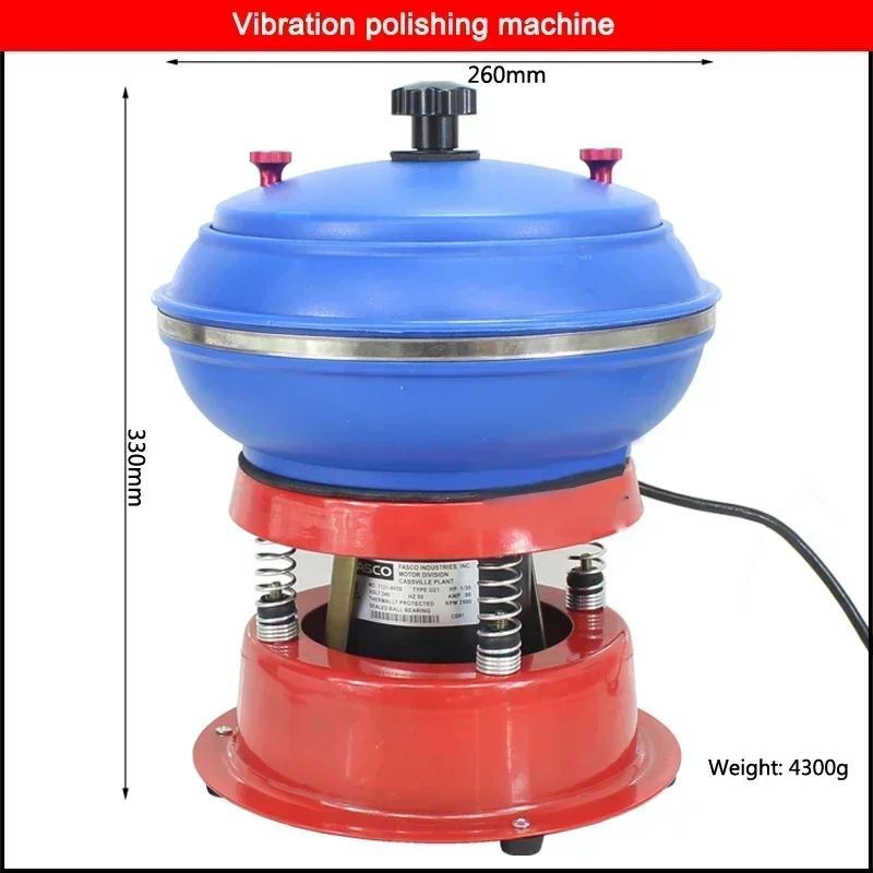Upgrade Electric Vibration Polishing Machine Vibrating Barrel Vibration Polishing Jade Stone Agate Jade Hardware Jewelry Grindin