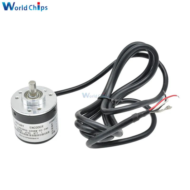 Encoder 600 P / R Photoelectric Incremental Rotary 5-24V AB Two Phases 6mm Shaft