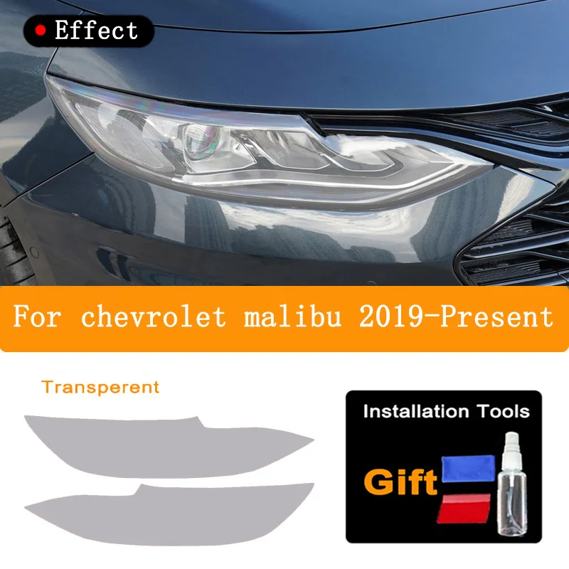 car headlight anti-scratch protective film for chevrolet malibu accessory XL sticker auto styling   2019 2020 2021 2022chevrolet