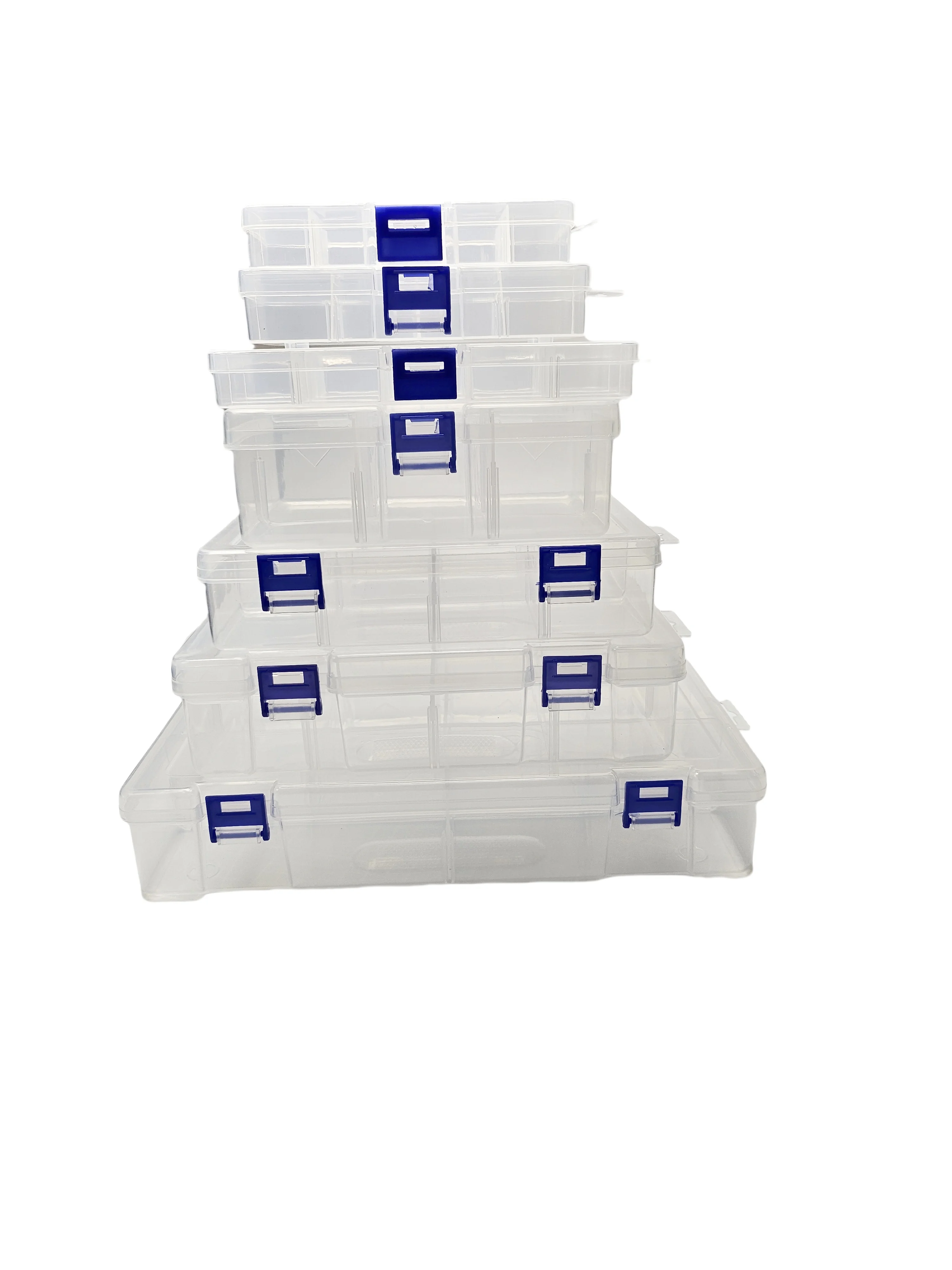 Transparent Plastic Large Capacity Environmental Protection Material Spare Parts Type Box Cover Large Thickening Storage Box 6 G