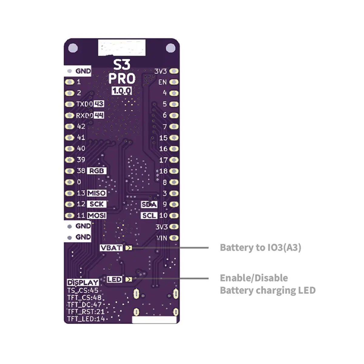 .0.0 - WIFI BLE IOT Board Based - 16MB FLASH 8MB PSRAM TF for MicroPython Compatible