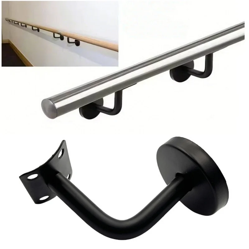 1PC Stair Handrail Brackets Stainless Steel Wall Handrail Bannister Support Stair Rail Bracket Hardware Staircase Accessorie