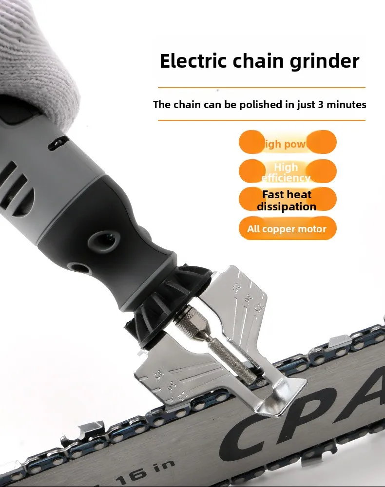 

Premium Chain Grinding Machine Electric Machine Chain Grinder Electric Grinding Head Accessories File Engraving Machine