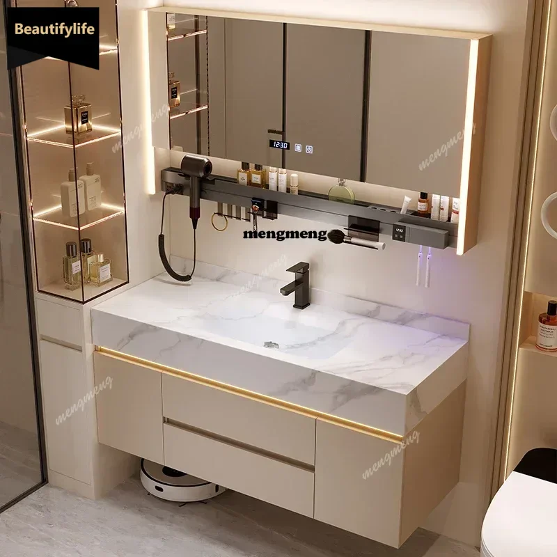 Luxury Modern Bathroom Cabinet Vanity Mirror Restroom Vanity Bathroom Cabinet Organizers Storage Armario De Banheiro Furniture D