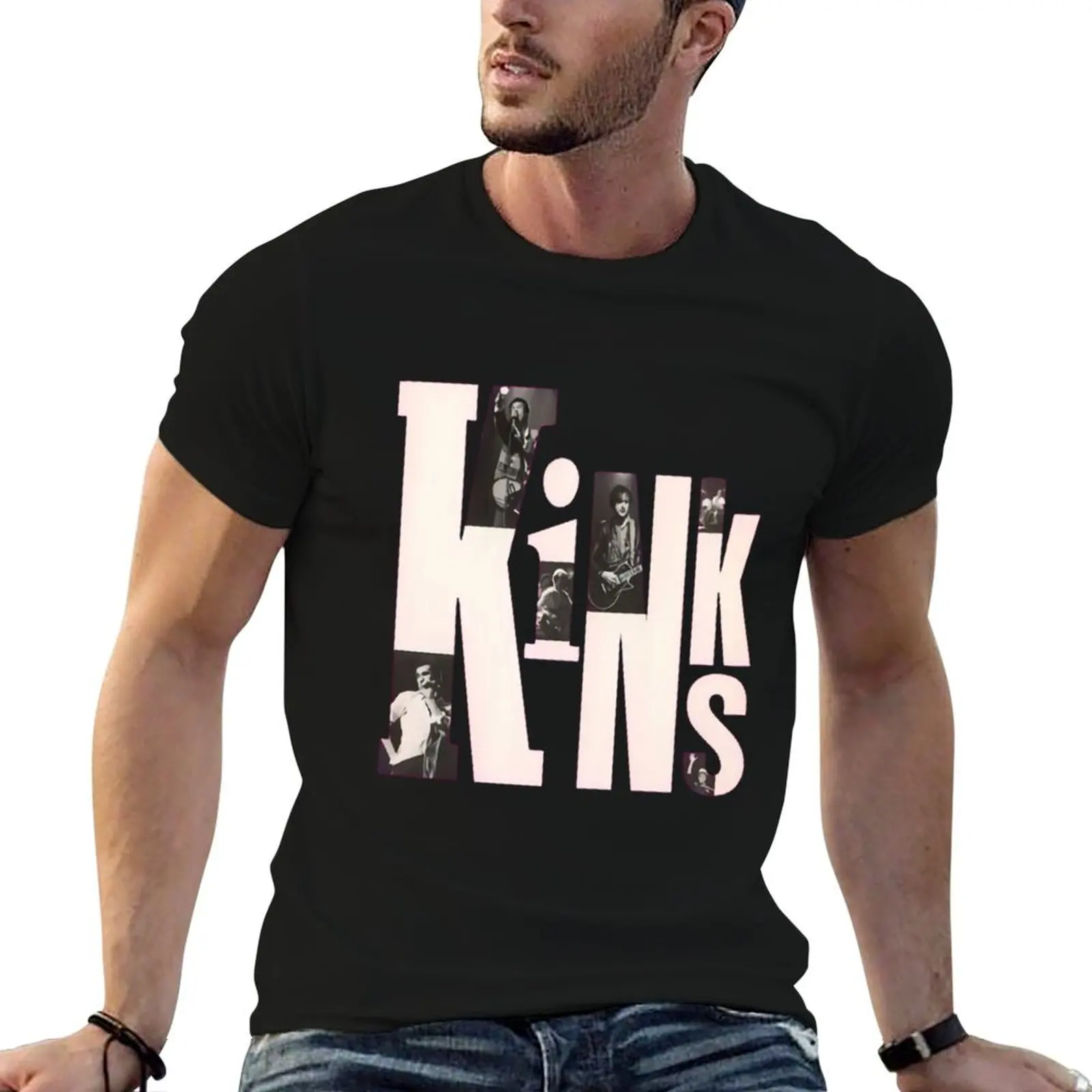 

Original The Kinks English Rock Band T-Shirt t shirts for man graphic funny t shirt for man funny t shirts dark humor T-Shirt