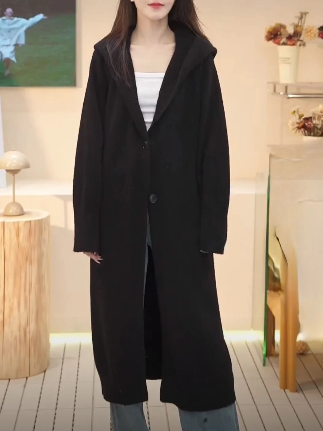 

Женские удлиненные кардиганы в горошек в стиле Харадзюку, свободного кроя, на молнии до середины, эластичные, приятные к телу, на кнопках, для повседневной носки