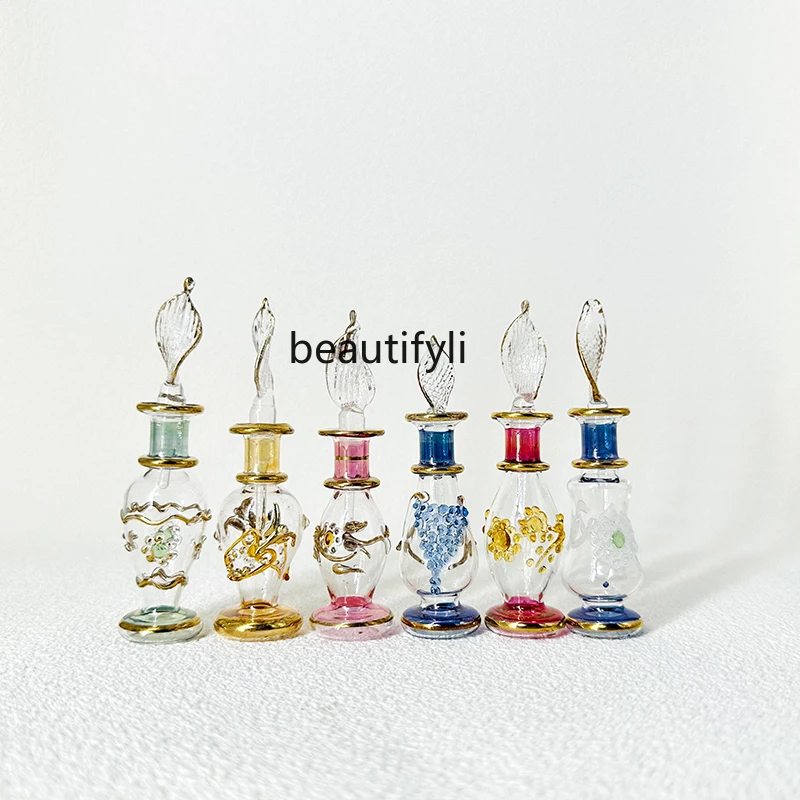 

Special souvenir, handmade, glass bottle decoration 5cm