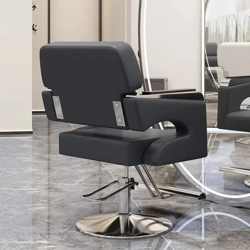 Professional Salon Barber Chair Aesthetic Vintage Simple Equipment Barbershop Chair Classic Retro Silla De Barbero Furniture
