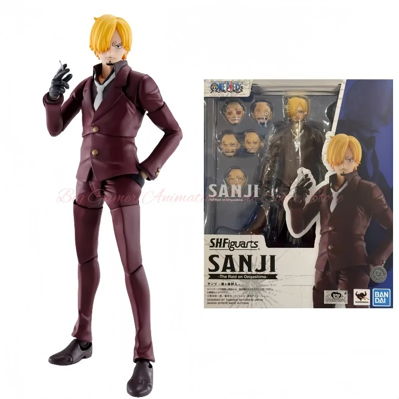 

В наличии: Коллекционная фигурка Bandai S.H.Figuarts "One Piece" Санжи (в стиле главы о Онигашиме) — аниме-фигурка, модель, игрушка, подарок