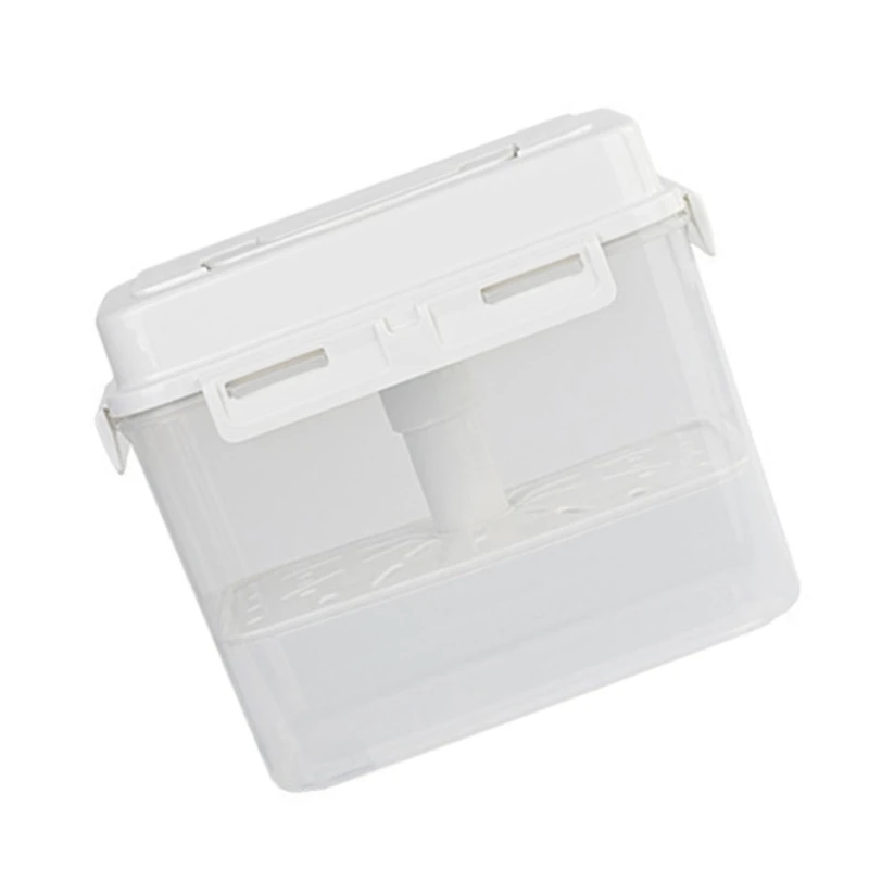 

Refrigerator Safe Plastic Pickle Jar Kimchi Press Fermentation Storage Container