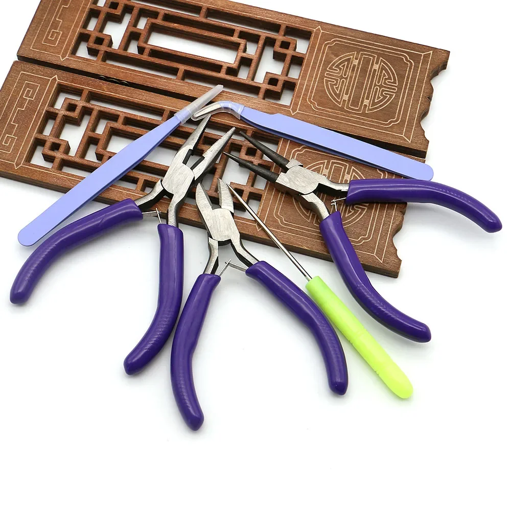 jewelry-set-6-piece-pliers-kit-including-long-nose-pliers-diagonal-pliers-for-diy-necklaces-bracelets-earrings-handmade-jewelry