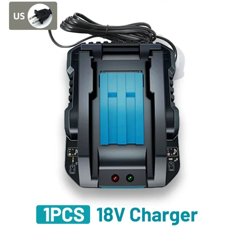 Lithium-Ion Charger for Makita 18v Replacement Tool Battery Charger for Makita DC18RD (US)