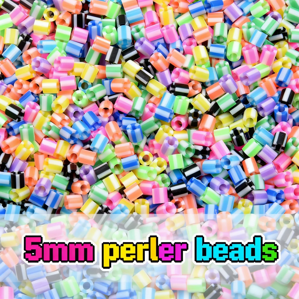 NEW Colours 5mm 1000pcs Iron Beads for Kids Hama Beads Fuse Beads Diy Puzzles  Midi Perler Beads Quality Gift
