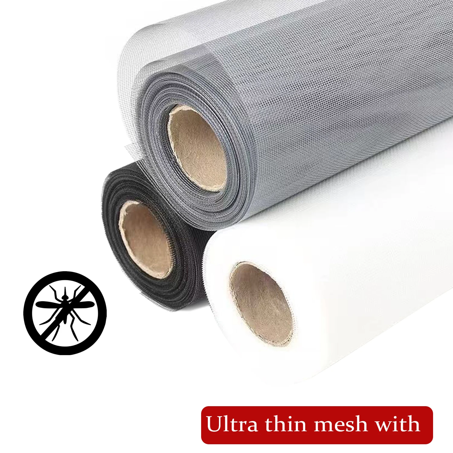 DIY Gauze Net, Cuttable, Mosquito Screen, High-Transparency Invisible Insect Screen, Multi-Functional Gauze Net Replacement