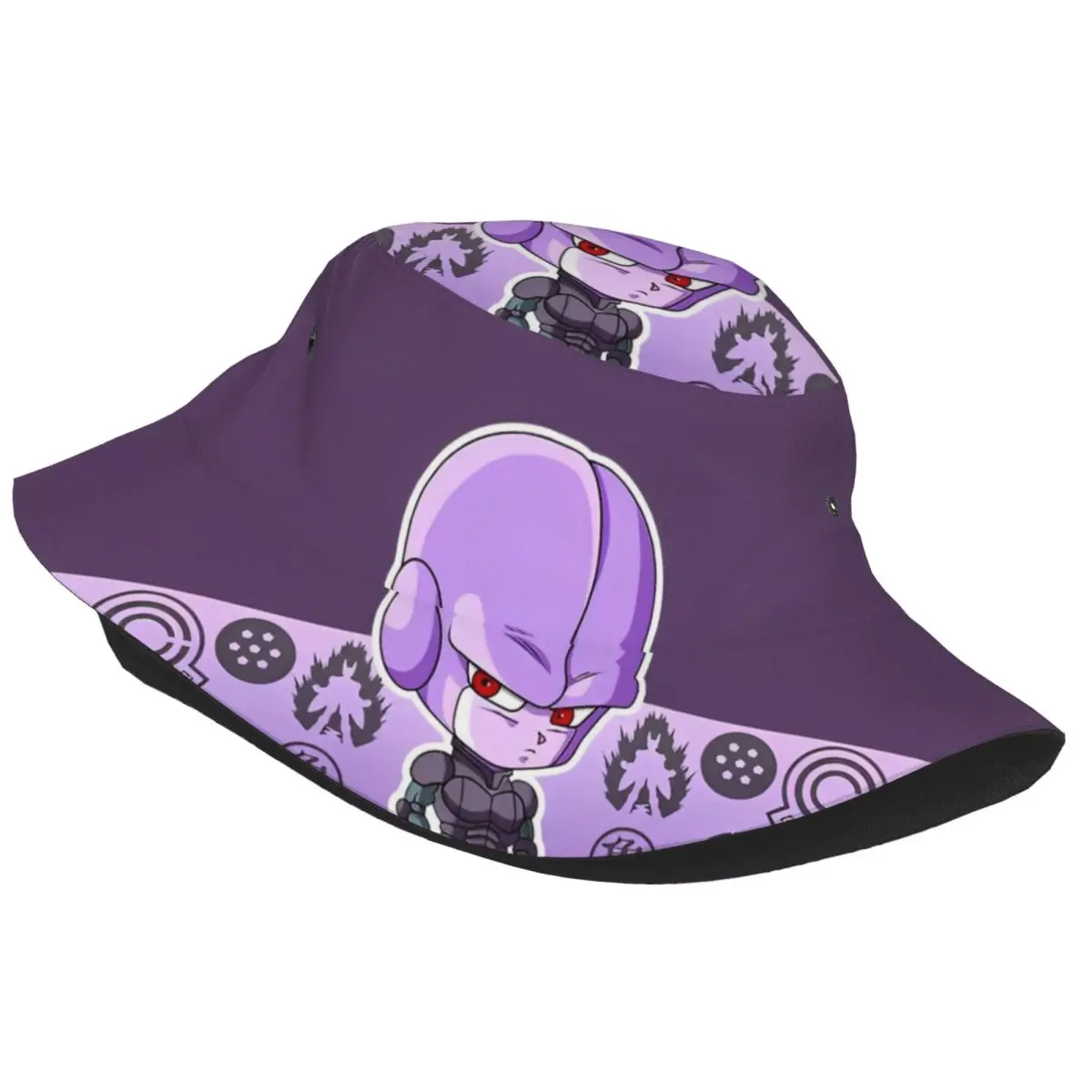 Dragon Ball Z Frieza Bucket Hat Summer Beach Vacation Getaway Headwear Accessories Fishing Cap for Outdoor Woman Panamka