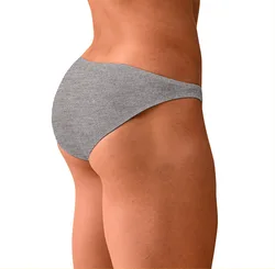 Fashion, solid color simple, low waist, briefs Valentine's Day gift cotton breathable pants AD7112