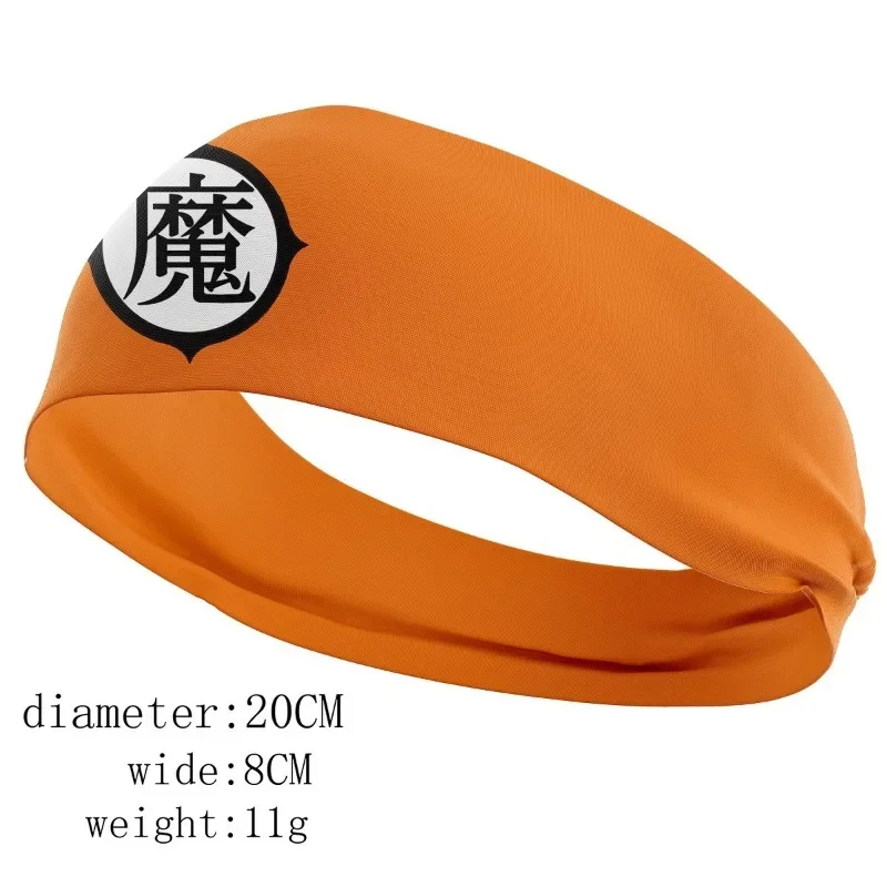 Dragon Ball Son Goku Sweatband for Men Women Elastic Sport Hairbands Head Band Yoga Headbands Headwear Sports Hair Accessories