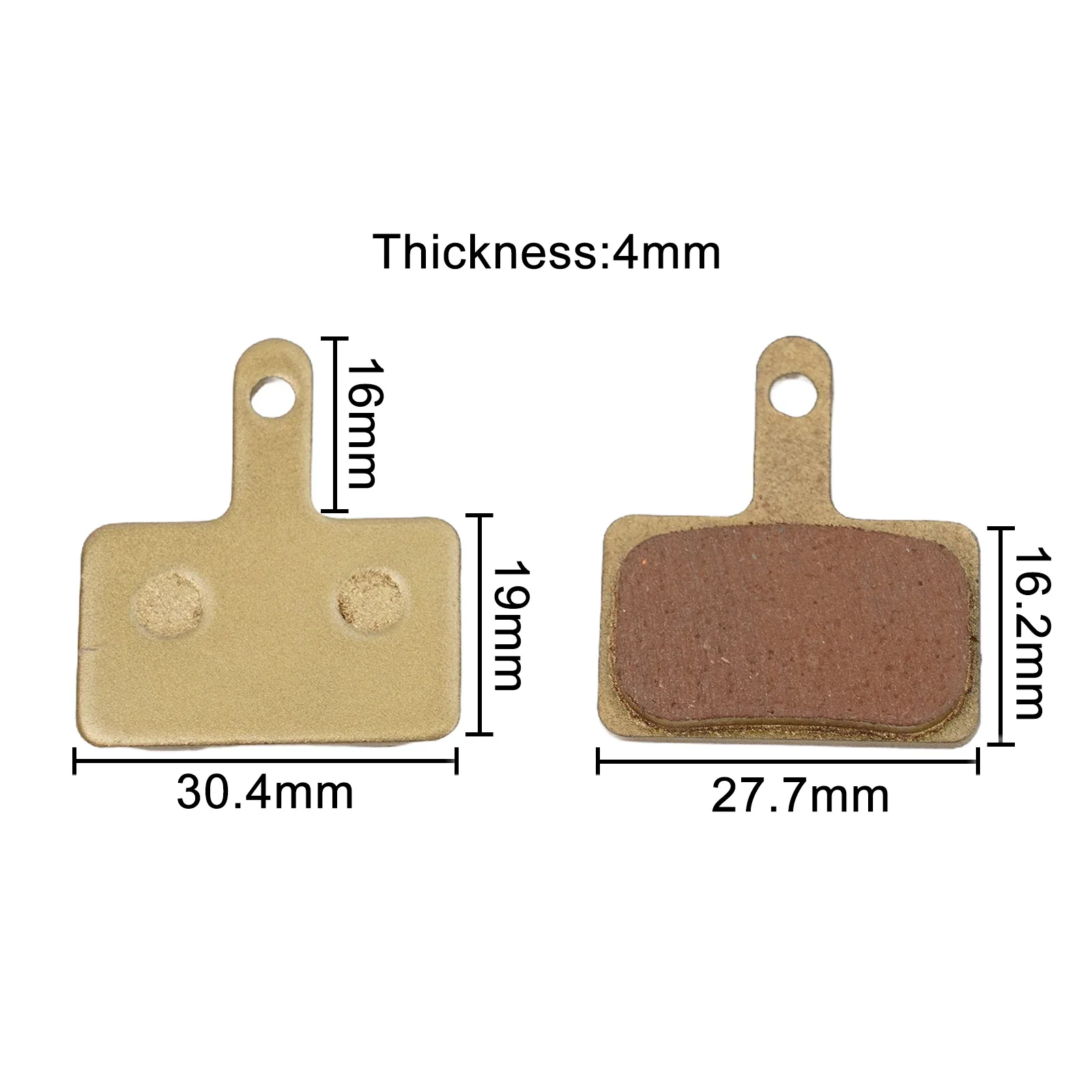 1 Pair bike Disc Brake Pad About Copper Base Deore-B01S B01 For-Shimano Gold Metal Sintered Stable Portable Pratical bike part