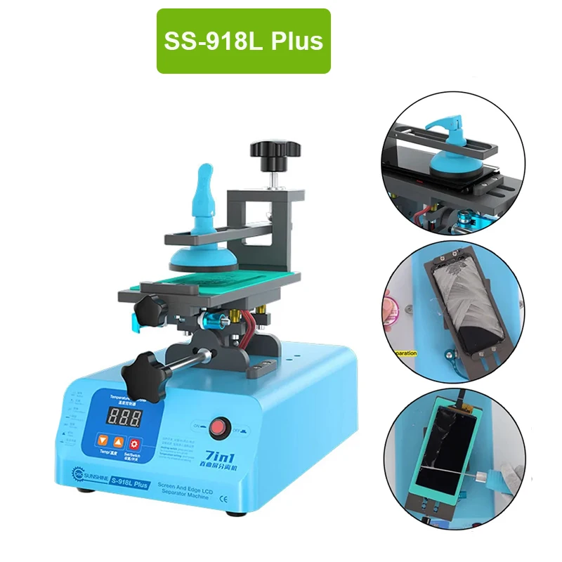 SUNSHINE SS-918L Plus 360° Rotation LCD Screen Separator For
