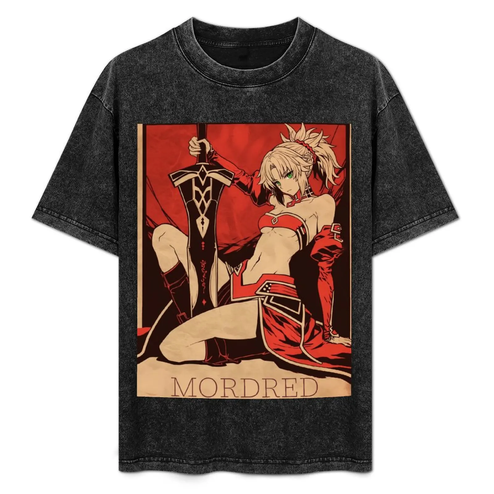 

Pinup Mordred T-Shirt customs korean fashion mens vintage t shirts