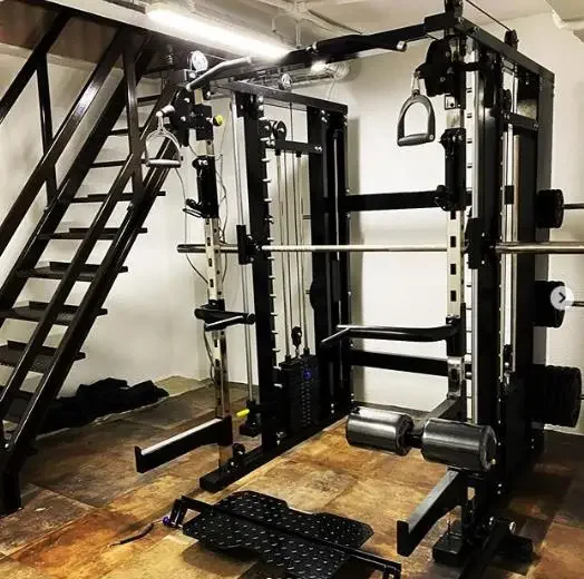 2024 New Design Commercial Gym Equipment Package Smith Machine Dual System Workout Fitness Set Leverage Squat Machine