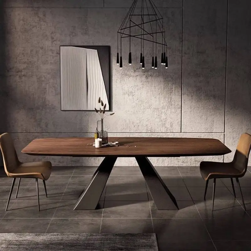 

Restaurant Nordic Dining Tables Square Modern Kitchen Extensible Dining Tables Manger Dinette Mobili Arredamento Casa Furniture