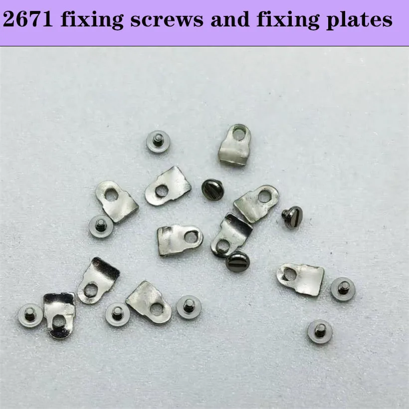 ملحقات الساعة 2671 برغي تثبيت لوحة الحركة مناسب لملحقات الحركة 2671 2651 2678 2688