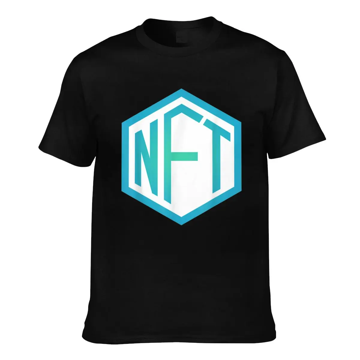 Non Fungible Tokens T-Shirts NFT Cool 100 Cotton T-Shirt Short Sleeves Graphic Essential Clothing for Men Oversize Summer Tee