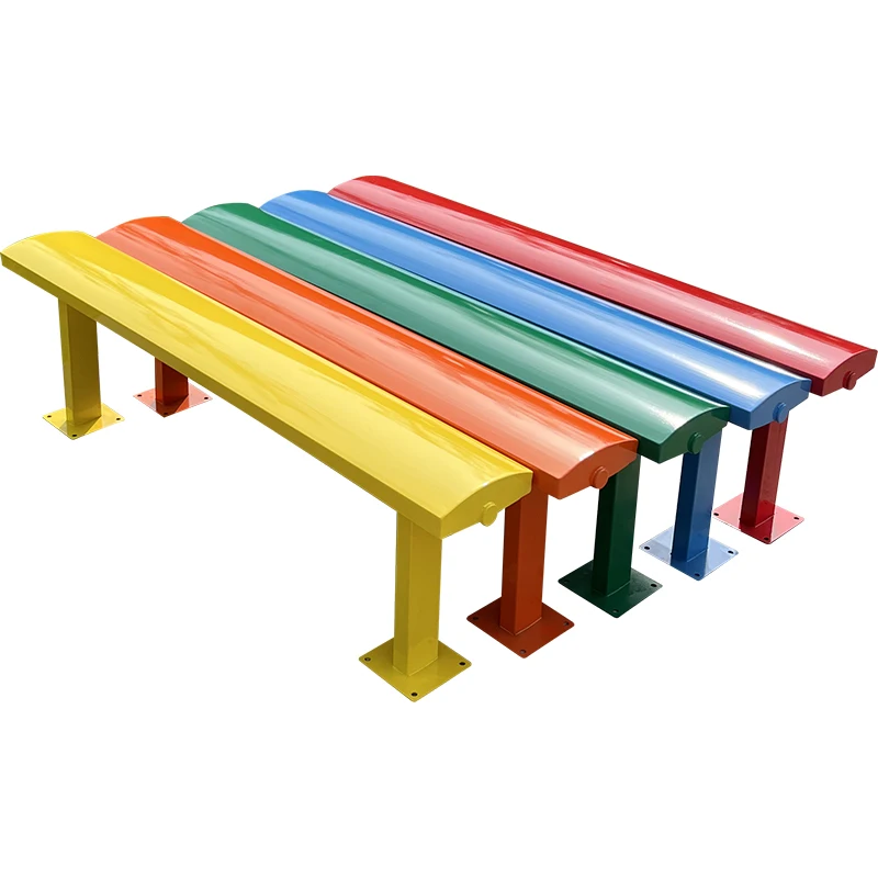 *Factory Outdoor Park Benches Square Bus Stop Seats Gymnasium Stadium Row Chairs Smoking Area Benches-Durable Patio Furniture