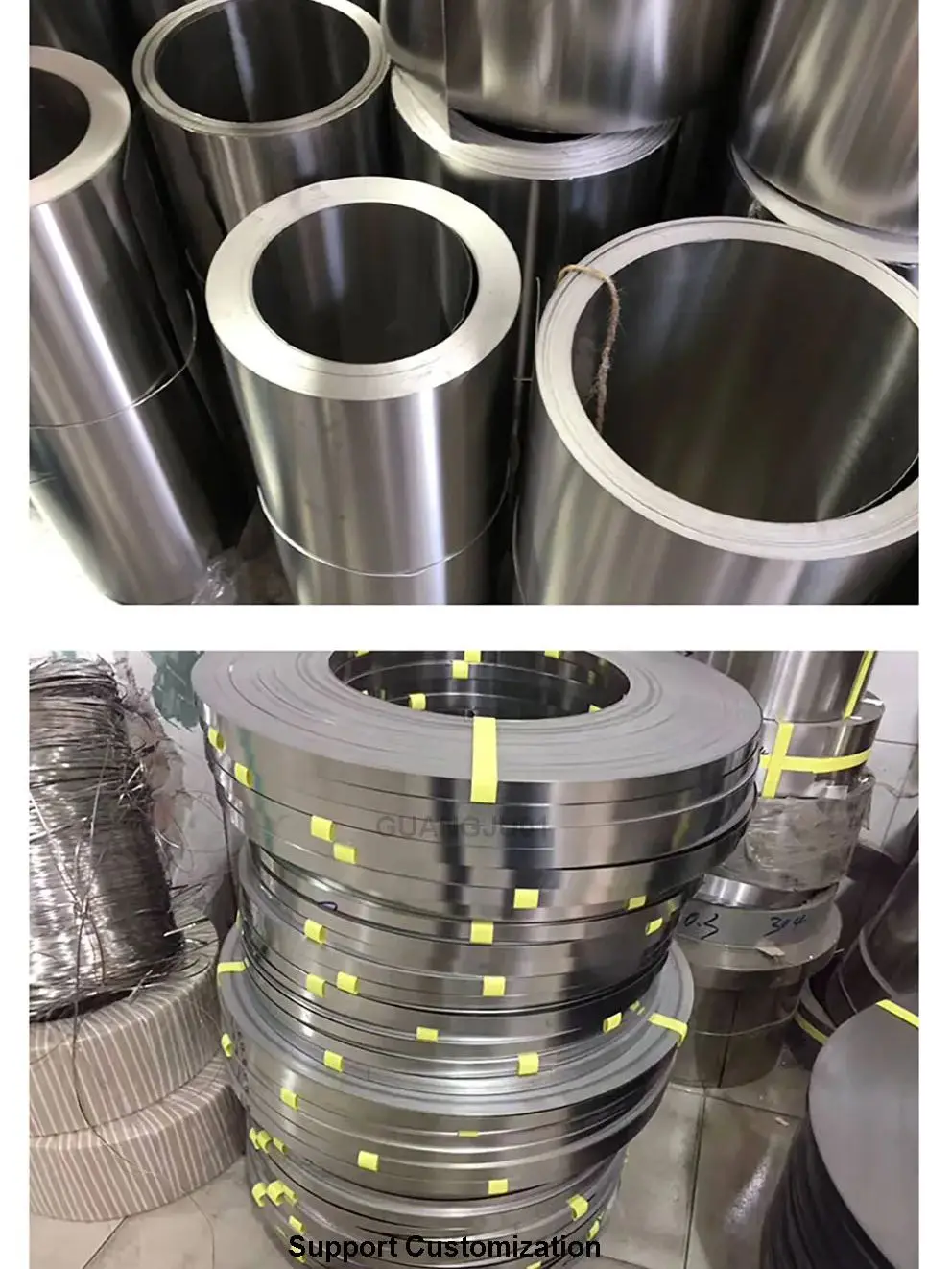 1Meter High Elasticity 301 Stainless Steel Strip Thick 0.1mm - 1mm Thin Plate Foil Strip Width 5/8/10/15/20/25/30/35/40/50mm