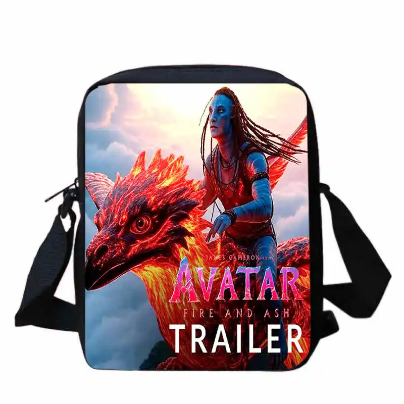 

Crossbody Backpack for Boys Girls,Cartoon Avatar: Fire and Ash Shoulder Bags Prints School Crossbody Bag,Child Messenger Satchel