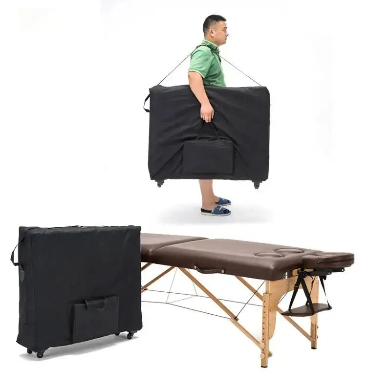 Massage Push-pull Folding Storage Bag for Bed Beauty Bed Waterproof Backpack with Wheel Wear-resistant Oxford Cloth HY
