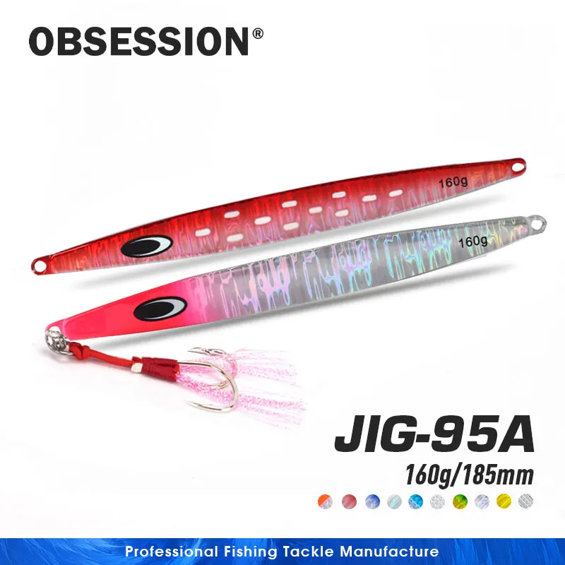 

OBSESSION J95A 160 г Swim Rider, короткая железная сварка для морской воды, быстрая скорость, приманка для троллинга, джиггинга, морская рыбалка, вертикальная жесткая приманка