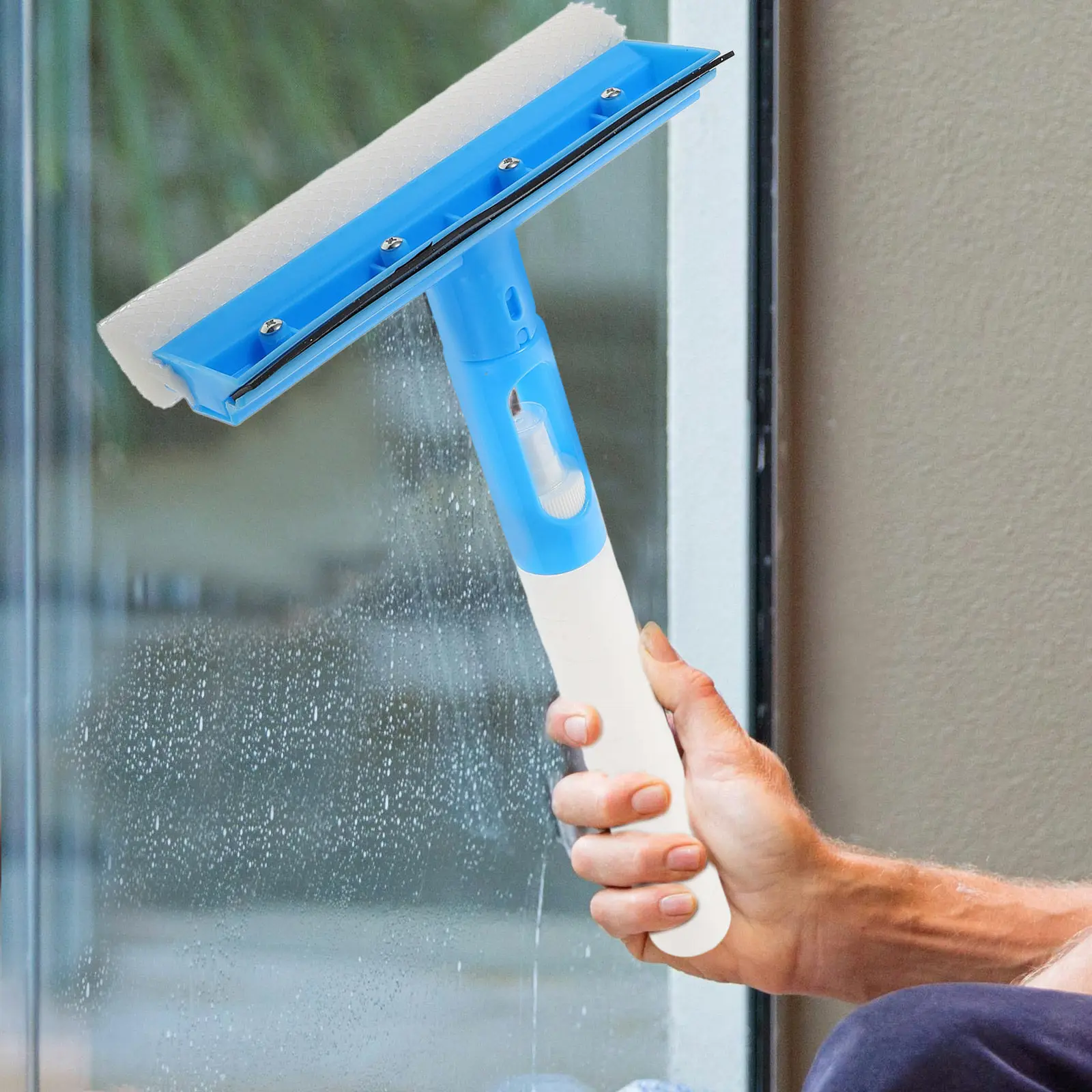 Professional Window Cleaner Tool with Squeegee for Glass, Bathroom, Shower, Car – Multi-Surface Cleaning Brush - view 4