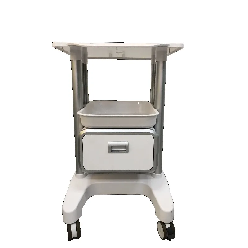 

White Beauty Cart Manicure Pedicure Trolley Salon Furniture Trolley Carts