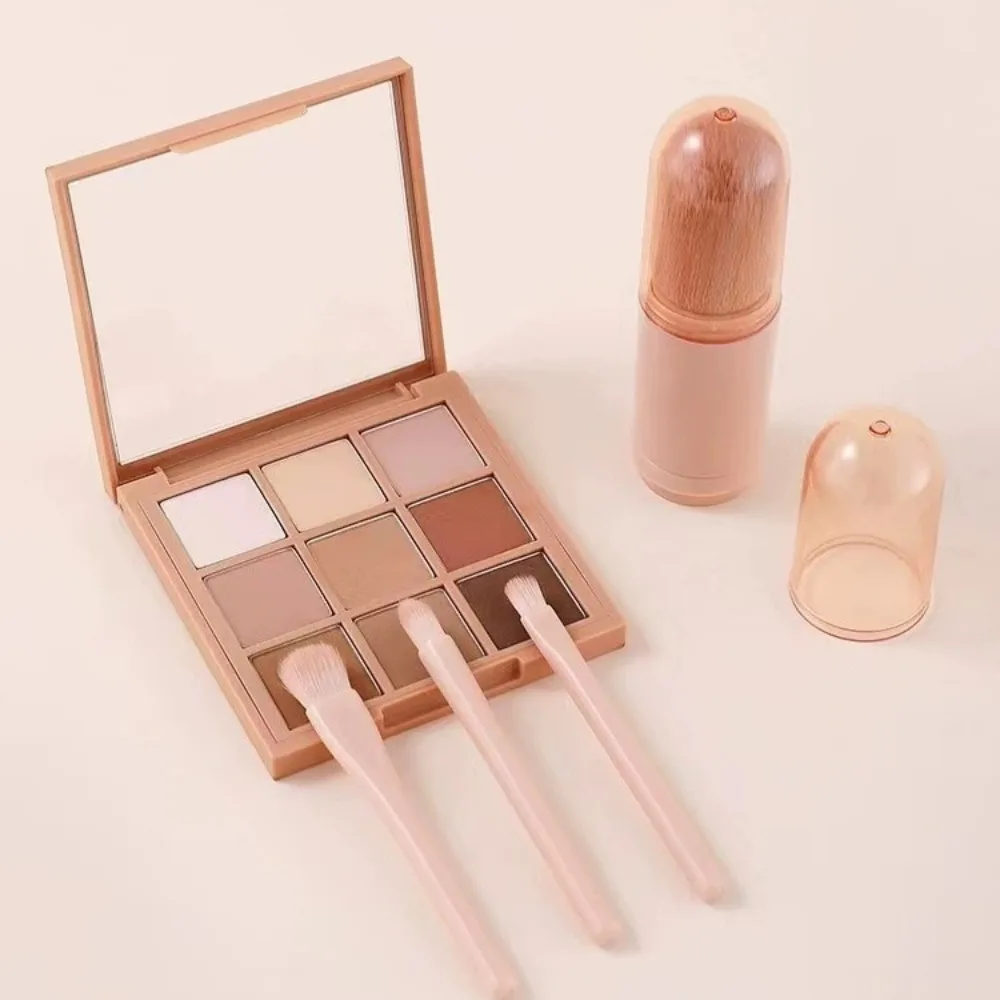 Zestaw do makijażu 4 w 1 Narzędzia kosmetyczne Mini zestaw pędzli Teleskopowy pędzel do makijażu Przenośny pędzel do makijażu Narzędzia kosmetyczne