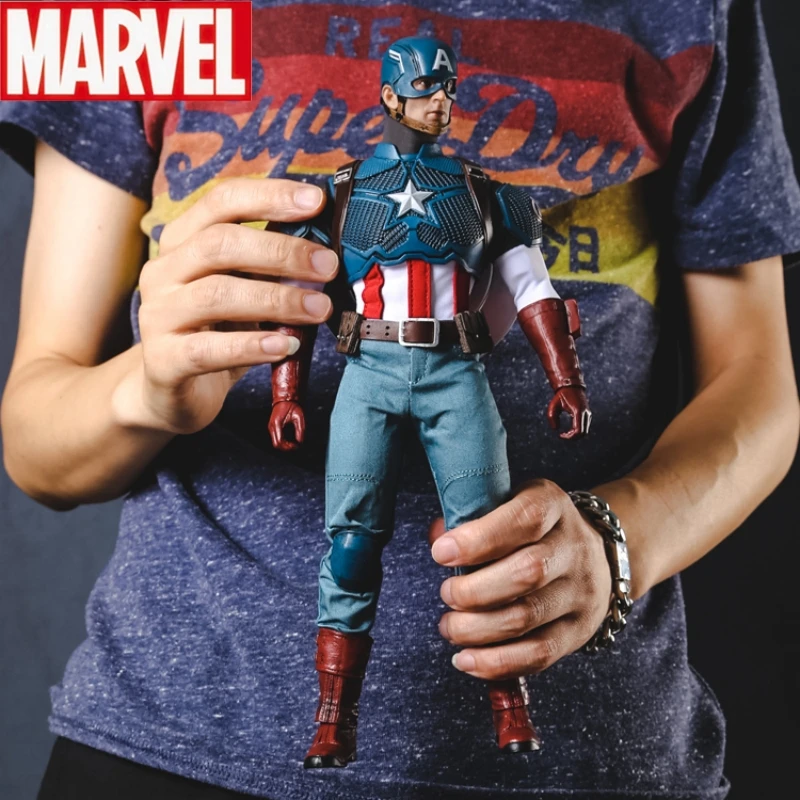 Movie Style By Steve Rogers The Avengers Team's Exquisite And Realistic Collection Model Can Be Collected As Desktop Decorations