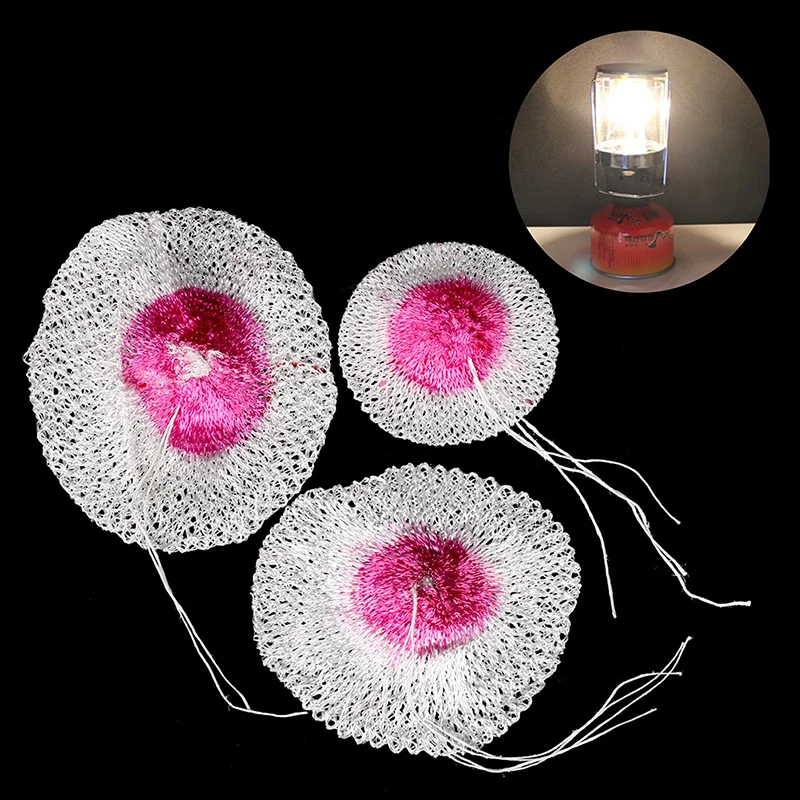 〔July〕10pcs 65/85/100mm Gas Lantern Mantle Kerosene Gas Lamp Cover Durable Mesh Mantle