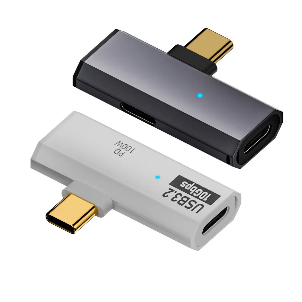 USB C 헤드폰 및 충전 어댑터 1입력 2출력 타입 C 오디오 어댑터 (PD100W 고속 충전 USB C 분배기 포함, 아이폰용)