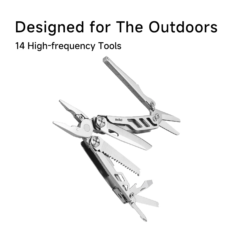 Imagem -05 - Nextool 14 em Carro-chefe Max Edc Multi Ferramenta Alicate Faca Dobrável Tático Bolso Acampamento Facas de Sobrevivência Multiferramenta Ferramentas Alicate